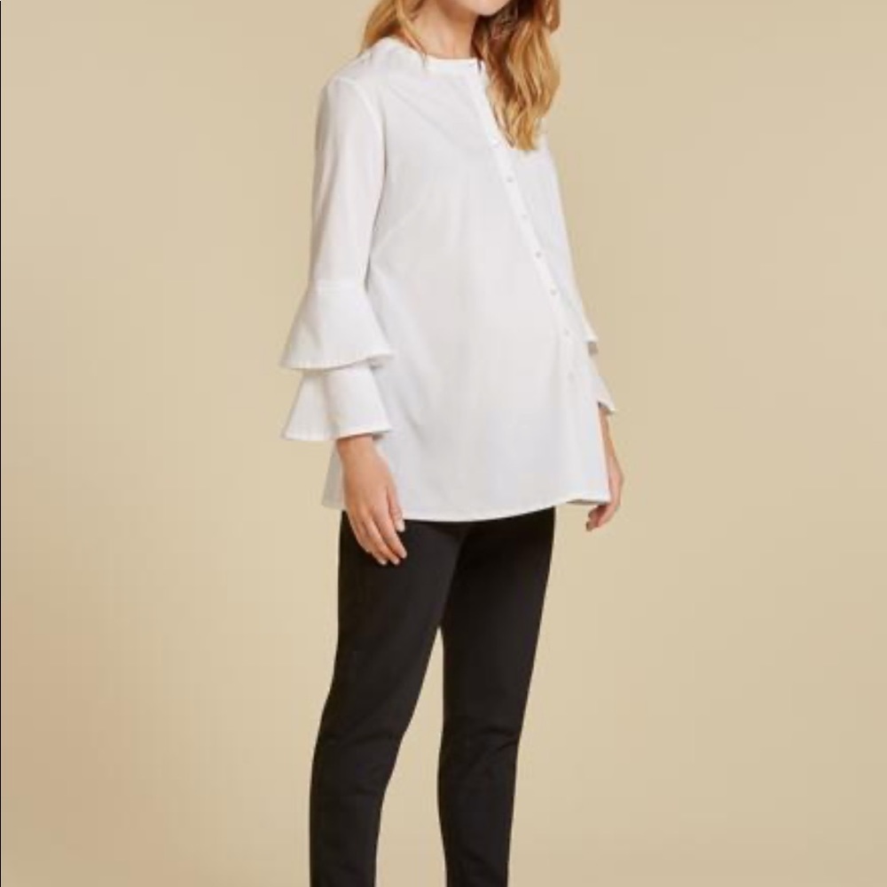 Isabella Oliver | White Button up Blouse